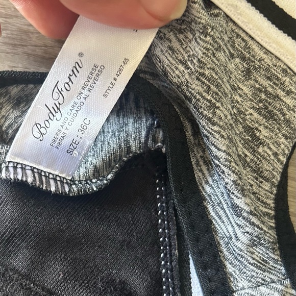 Body Form Racerback Sports Bra. - Picture 2 of 2